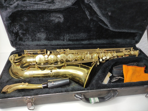 Imagem 6 de 7 de Saxofone Sib Tenor Baldasare Dourado Completo