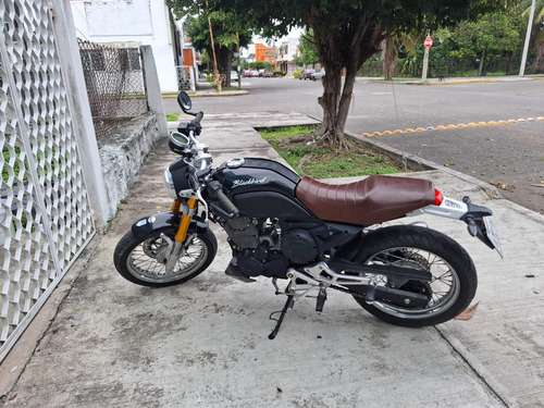 Moto Negra Con Barras Amarillas, Sin Adeudos Y Al 100