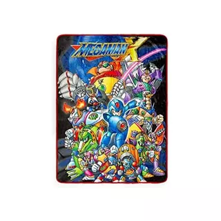 Manta De Felpa Mega Man X | Funda De Poliéster Suave Y...