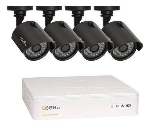 Kit Dvr Q-see 8ch Ahd 720p W/ 8 Cameras + 1 Tb Qth8-4z3-1