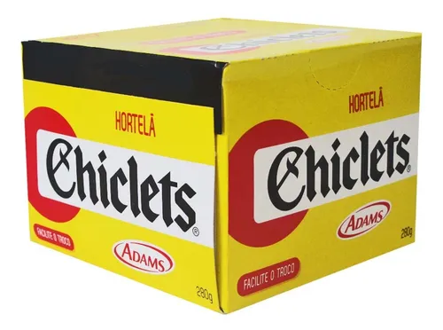 Chiclete Caixinha Chiclets Hortelã 100un - Adams