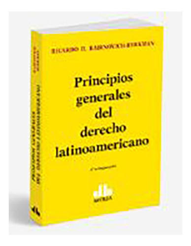 Principios Generales Del Derecho Latinoamericano - Rabinovic