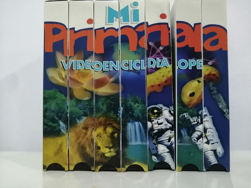 Video Enciclopedia Mi Primaria  7 Videos Vhs 8 Hs