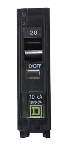Imagen 2 de 10 de Pastilla Interruptor Termomagnético 1p20a Qo120 Schneider