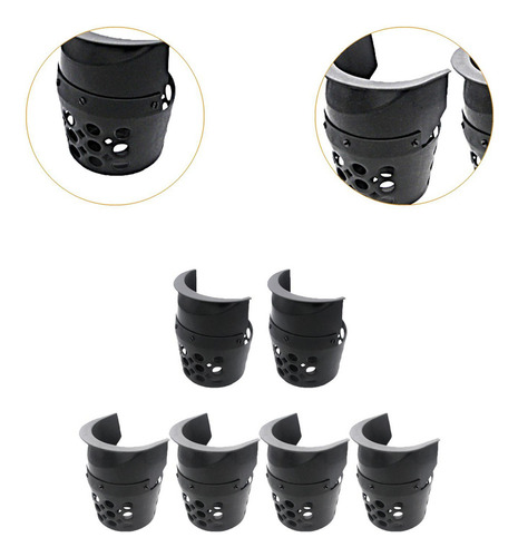 Qa 6 Bolsillos Para Mesa De Billar, Cestas Negras,