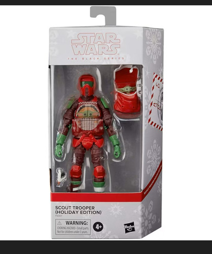 Star Wars Scout Trooper Navideño Grogru Holiday Hasbro Black