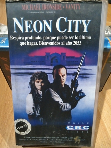 Neon City Película Vhs Cassette Tape Cine Video Anime No Dvd