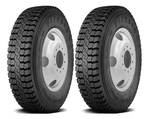 Paquete 2 Llantas 11r24.5 Firestone Fd663 149/146l