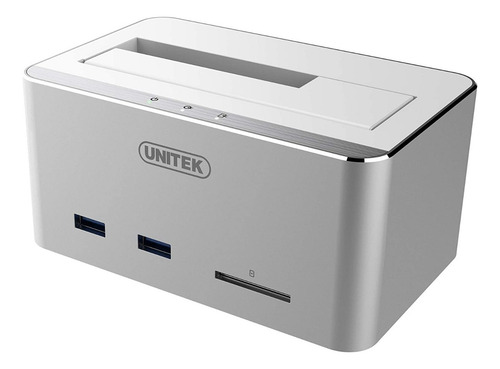 Docking Station Disco Rigido Sata 2.5 3.5 Usb Sd Uasp Unitek