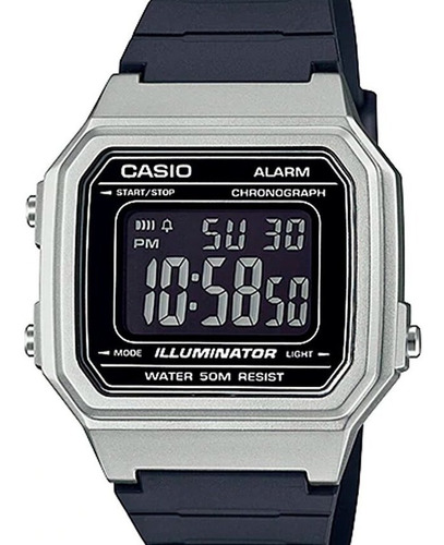 Relógio Casio Masculino Digital Prata W-217hm 7bdf