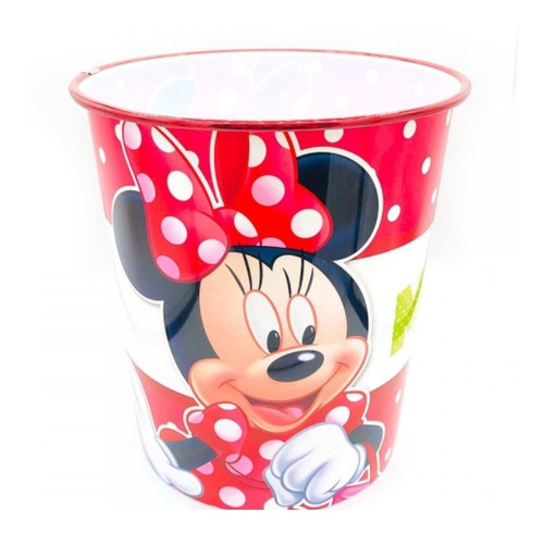 Cesto De Basura Infantil Minnie Para Papeles 5 Litros