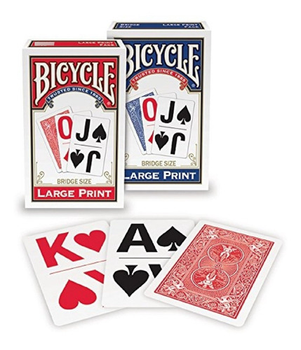 Cartas Naipes Barajas De Poker Y Magia Bicycle Large Print