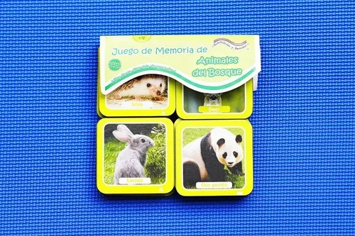 Juego De Memoria De Madera Animales Con Sus Crías 20 Piezas | Cuotas