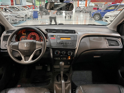 Imagem 7 de 13 de Honda City Lx 1.5 Flex Automatico Banco De Couro