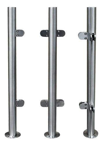 Dnysysj Glass Railing Post 304 Abrazadera Vidrio Acero Panel