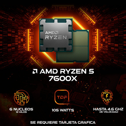 Pc Gamer Redragon Ryzen 7600x 32g Ddr5 1tb Ssd Rtx 4060 Wifi