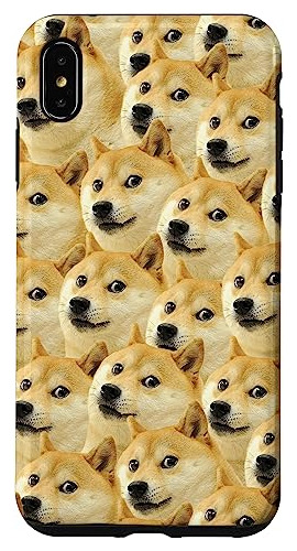 Funda Para iPhone XS Max Doge Meme Pattern-02