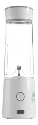 Licuadora portátil Davoli Portátil Macaron 400 mL con USB blanca y vaso de plastico