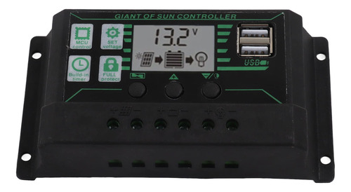 Panel Solar 30 W Kit Controlador Voltaje Cargador Silicona