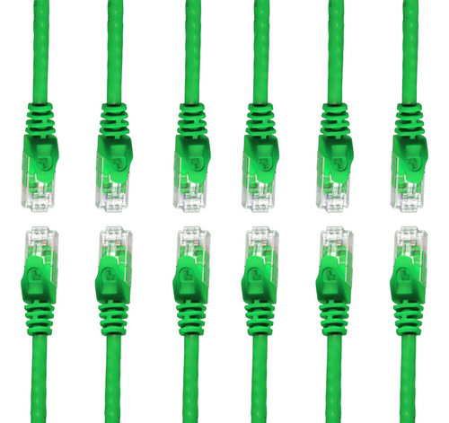 Cable De Conexión Ethernet Cat6 Sin Enganches, Paquete De 5