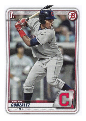 2020 Bowman Prospects Bp-109 Oscar González Cleveland Indian