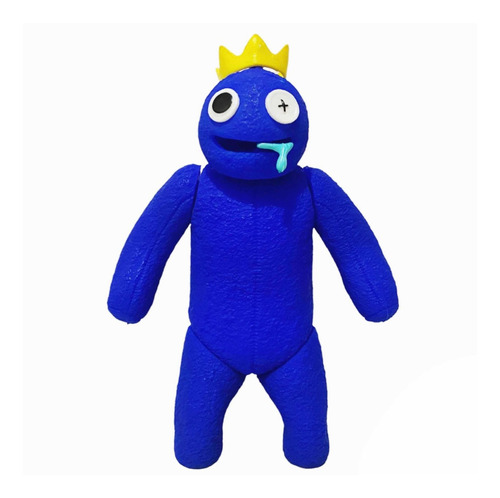 Blue Roblox Rainbow Friends Doll Juguete Con Luz Articulado