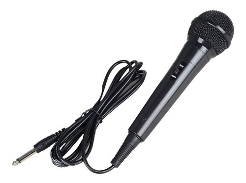 Imagen 1 de 5 de Microfono Karaoke Netmak Mc7 Dinámico Plug 6 Mm Cable 2,5mts