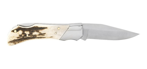 Navaja Miguel Nieto Modelo Smart, Con Mango Asta De Ciervo Color Beige Con Café