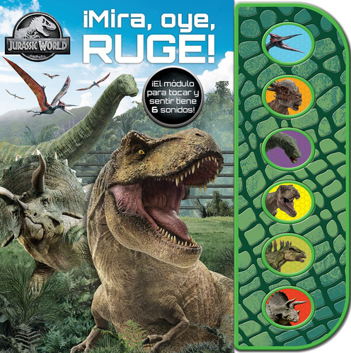 Jurassic World ¡mira, Oye, Ruge! - Libro Con 6 Sonidos 81rnj