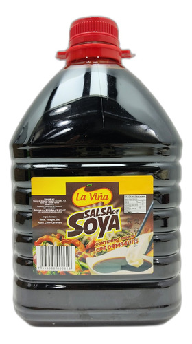 Aderezo Salsa Soya La Viña 4lts 0733 Ml.