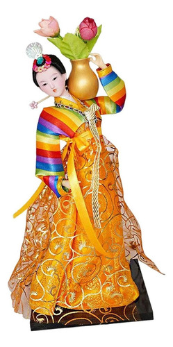 Z Estatueta De Gueixa Coreana, Bonecas Estilo Hanbok