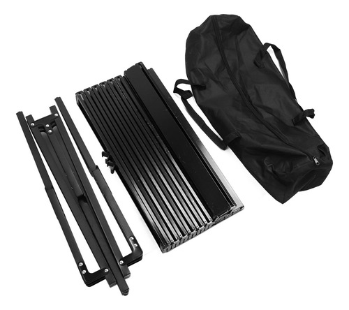 Mesa Dobrável De Metal Portátil Black Egg Roll Dining