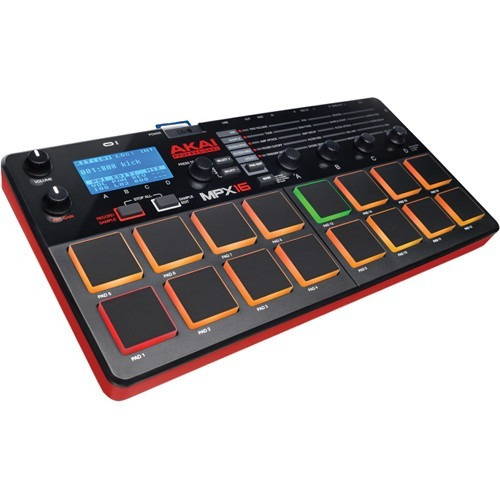 Akai Professional Mpx16 16-pad Sampler Player Y Recorder