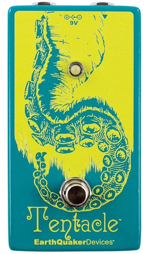 Pedal Guitarra Earthquaker Devices Tentacle Analog Octave Up Cor Verde