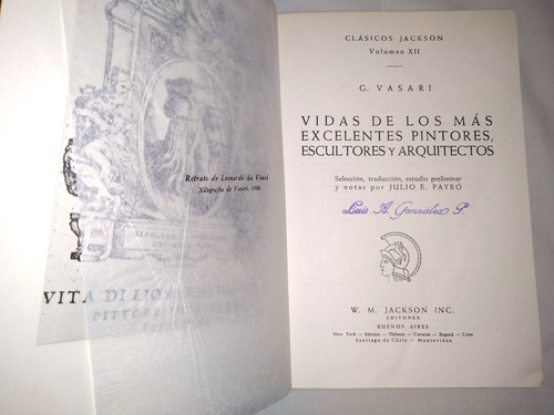 Vida De Los Más Excelentes Pintores,escultores Y Arquitectos