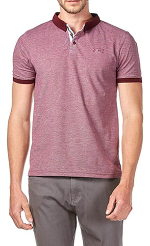 Playera Hombre Casual Tipo Polo Moda Slim Fit Vittorio Forti