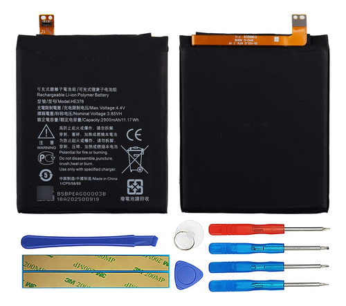 Duotipa Bateria Para Nokia Kit Herramienta Reparacion