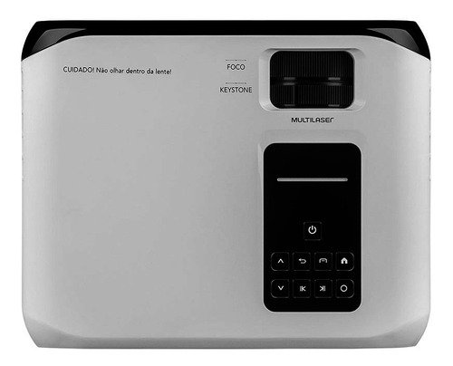 Projetor Multilaser Pj003 Hdmi Usb Wi-fi 2200 Lumens