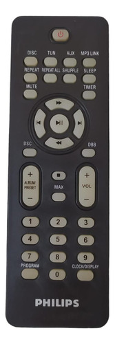 Control Remoto Equipo De Sonido Philips Modelo Mcm 166
