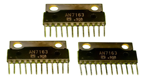 Pack De 3 Integrados Amplificador De Audio An7163 - An 7163