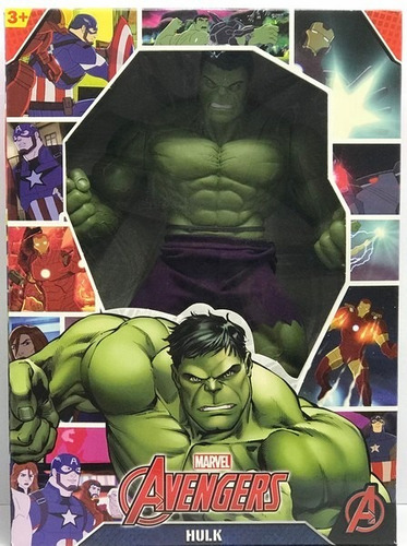 Avengers Hulk Muneco Gigante 50 Cm Art 516 Loonytoys