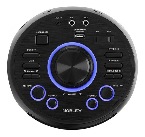 Imagen 3 de 6 de Parlante Torre Noblex Mnt290p Tower System 30w Bluetooth
