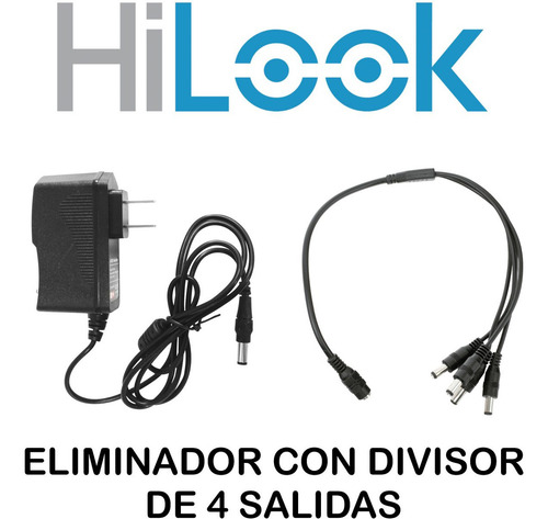 Kit Circuito Cerrado HiLook Dvr 8 Canales 8 Cámaras 1080p 2mp Audio integrado Thc-b120-ps Video Baluns y Hdd 2tb