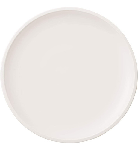 Artesano Plato Llano  , 10,5 Pulgadas, Blanco