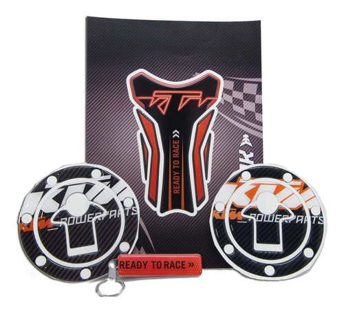 Combo Kit Protectores Tanque Ktm Duke Modelo 2017 390 250