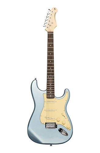 Combo Guitarra Electrica Amplificador Pack Kit Stratocaster Color Azul