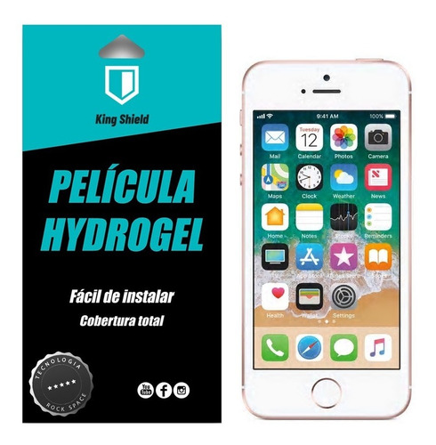Película iPhone SE/5s/5 Kingshield Hydrogel (2x Unid Tela)