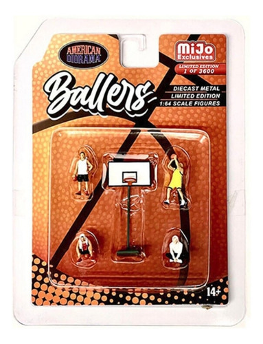 American Diorama 1:64 Diorama Basquetball Ballers