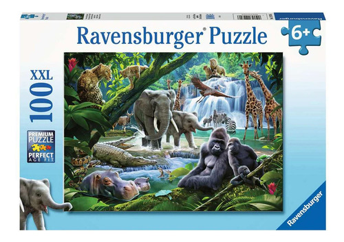 Ravensburger Rompecabezas Animales De La Selva 100 Pza Xxl