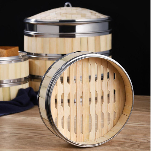 Cesta De Bambú Para Cocinar Al , Para Hacer 30 Centímetros